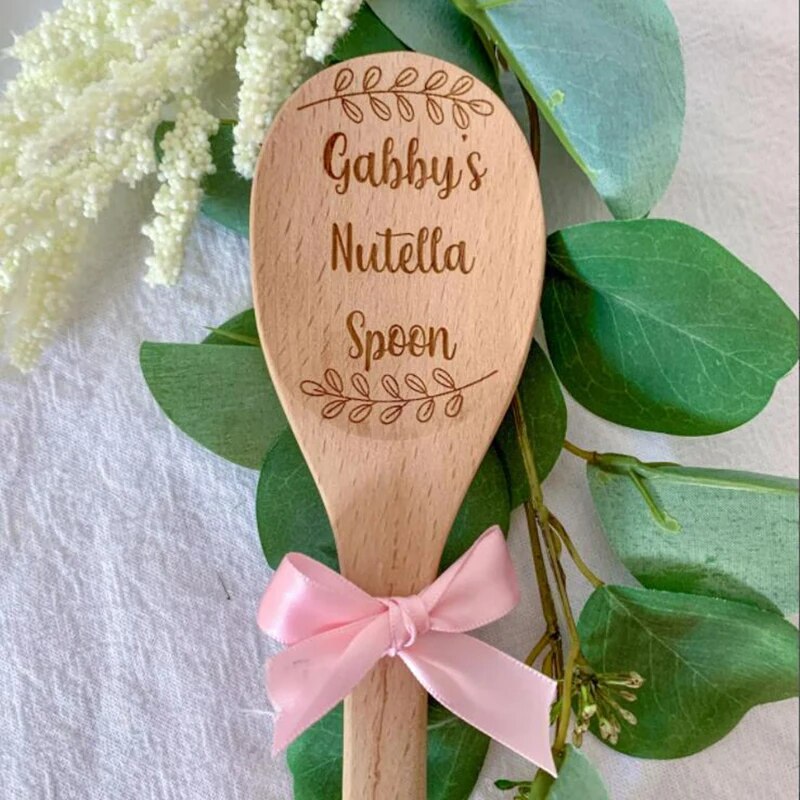 Personalised Engraved Wooden Spoon, Housewarming Gift, Chef Gift, Wooden Cooking