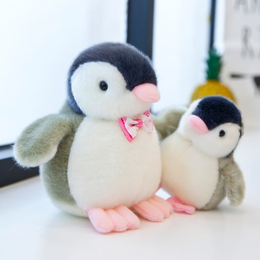 Baby Dolls Stuffed Toys Cute Cartoon sound Penguin Small Soft Toy Mini Plush Animals Brinquedo Birthday Gift on car/bed