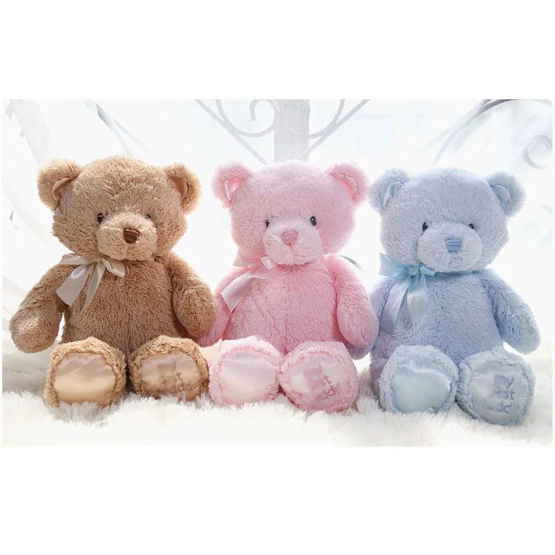 Colorful Teddy Bear Plush - 35cm Stuffed Animal Gift for Friends, Lovers & Kids.