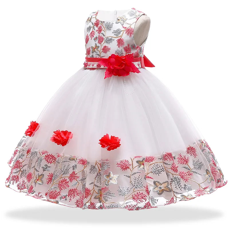 Elegant Flower Girl Dress: Children's Prom & Wedding, Princess Party, Carnival & Easter Attire.