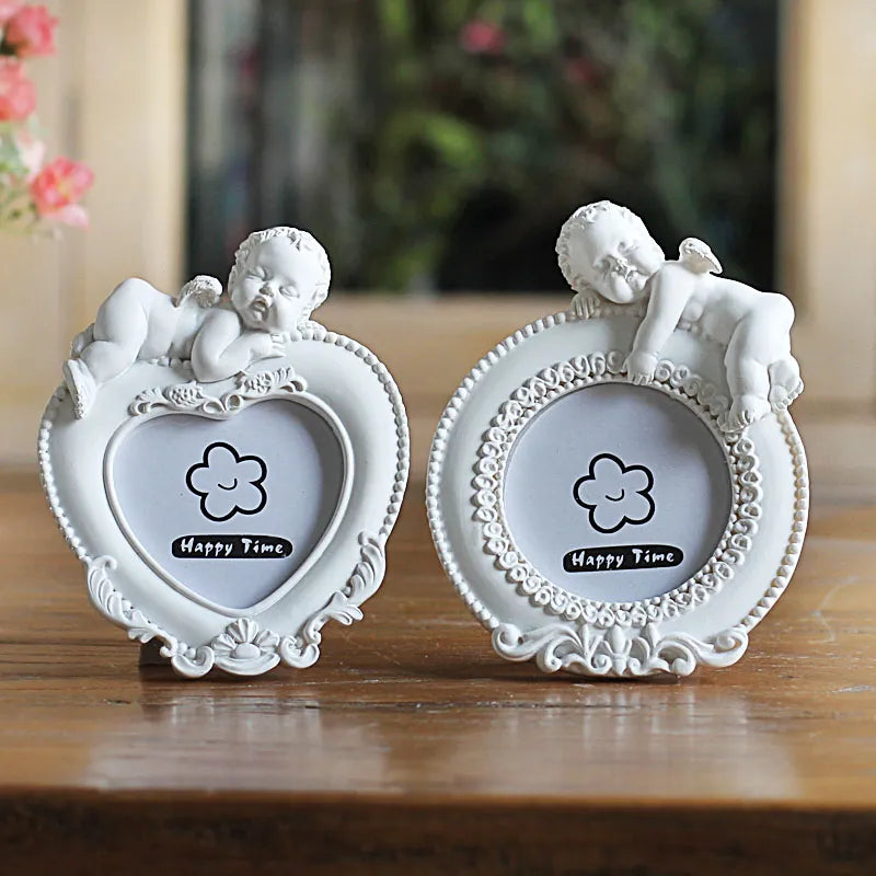 Heart-Shaped Baby Photo Frame - Home Decor, Creative Wedding Display