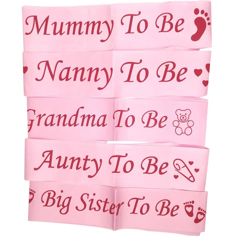 Aunty/Mummy/Grandma To Be for Baby Shower, Birthday, Pregnancy Announcement Decor.