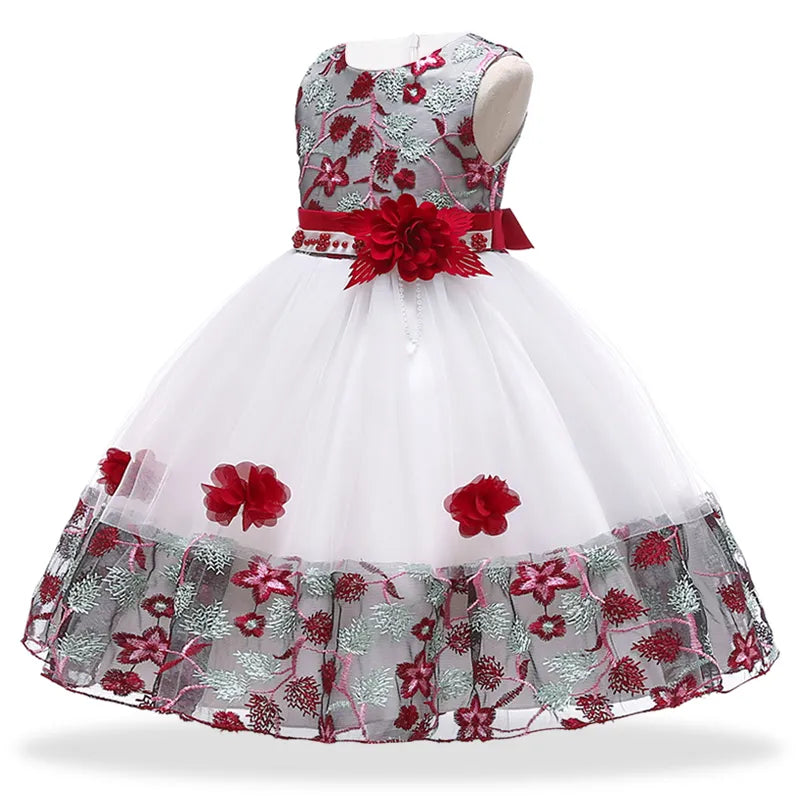 Elegant Flower Girl Dress: Children's Prom & Wedding, Princess Party, Carnival & Easter Attire.