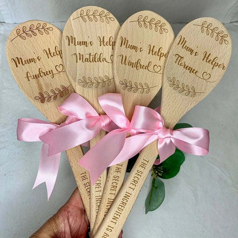 Personalised Engraved Wooden Spoon, Housewarming Gift, Chef Gift, Wooden Cooking