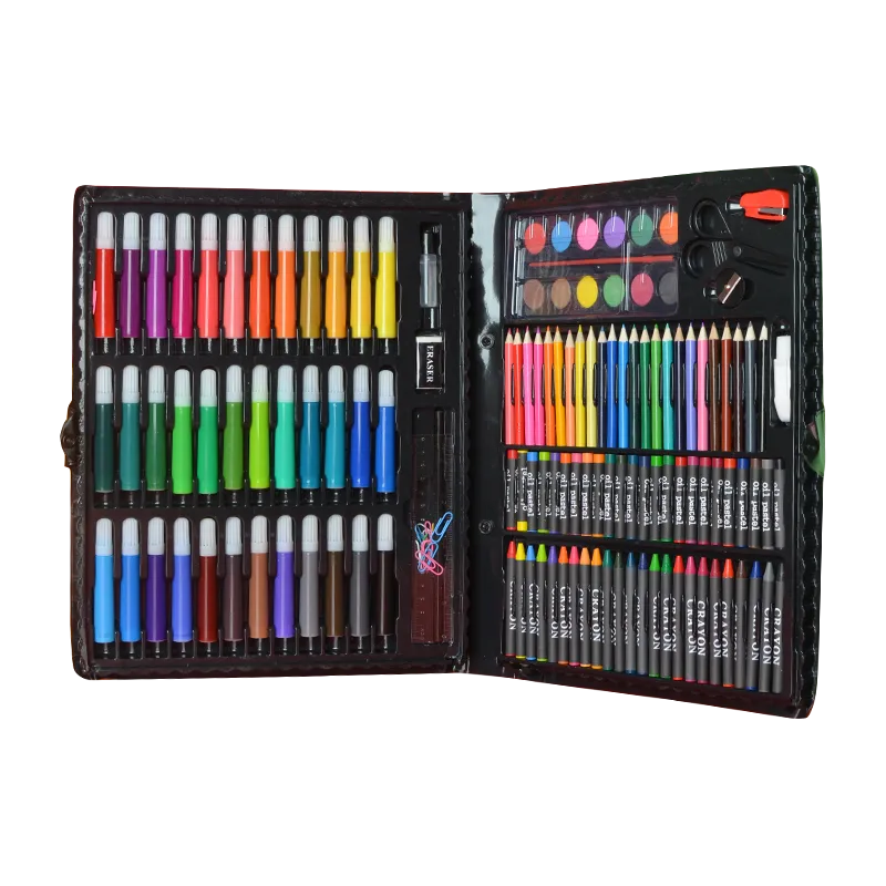150 Pcs Kids Art Set - Children's Drawing Tools with Water Color, Crayon, Oil Pastel