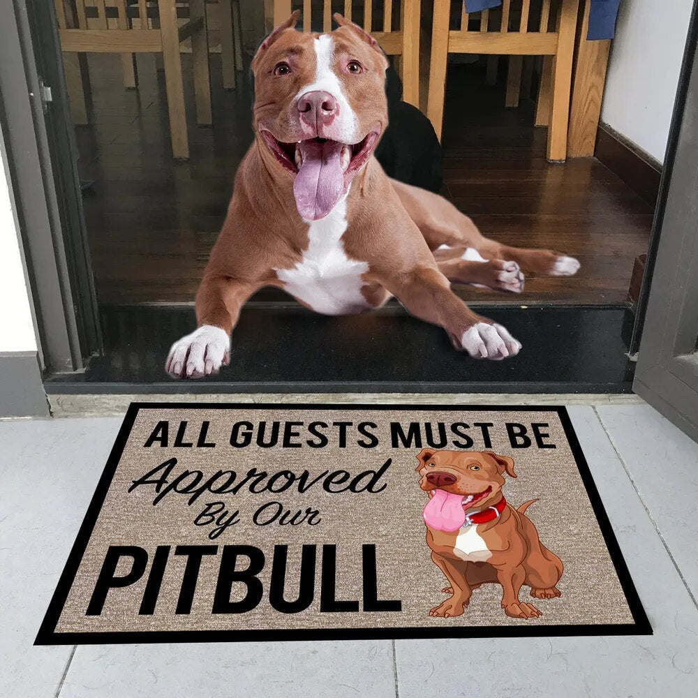 3D Beagle Approval Doormat - Non-Slip Pet Dog Welcome Mat for Porch Entry.