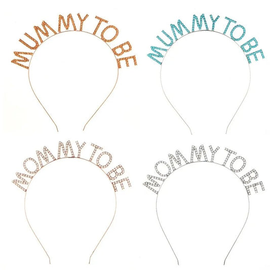 Mummy To Be Headband: Multicolor Baby Shower & Mother Party Hair Accessory.