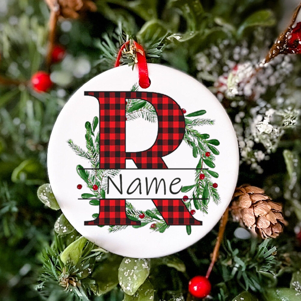 Personalized Baby Christmas Ornament - Custom Name, Infant Keepsake