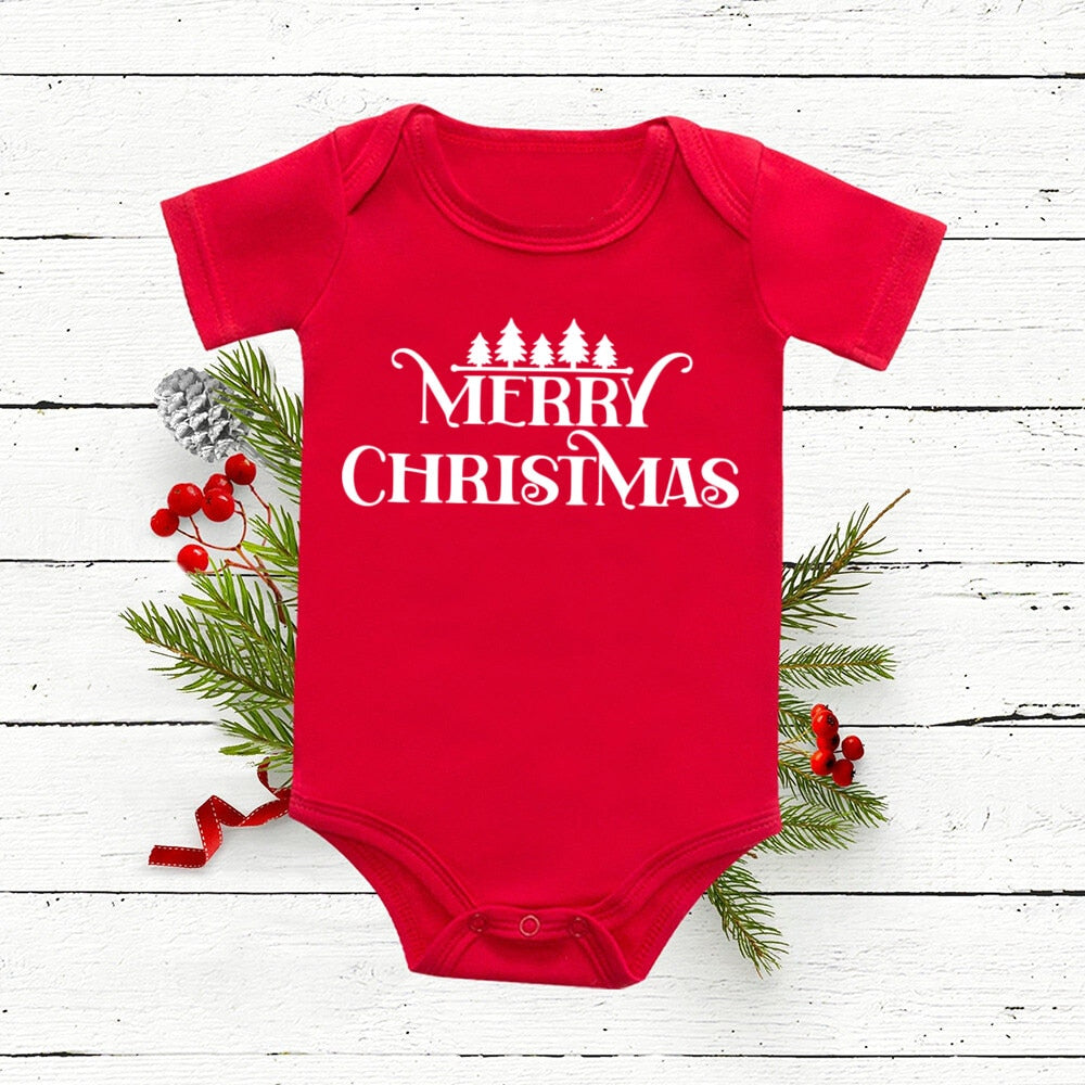 It's The Most Wonderful Time Christmas Baby Romper - Cotton Bodysuit, Boys & Girls Xmas Gift.