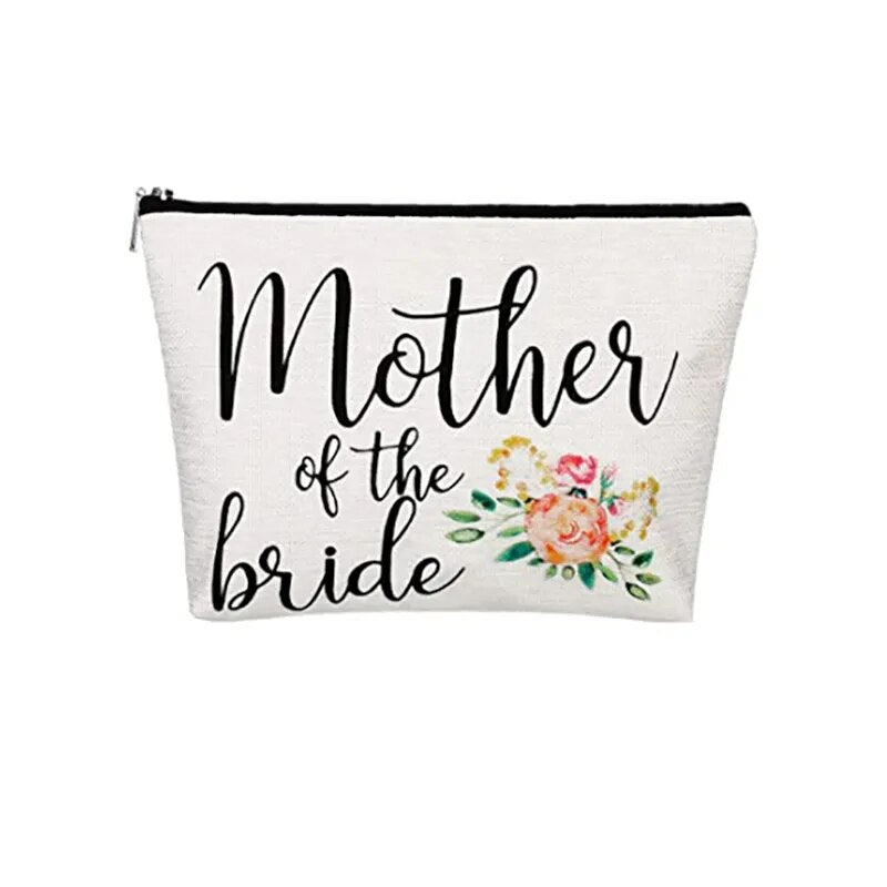 For Happy Tears Handkerchief: Wedding, Engagement Favor, Mother's Makeup Bag, Bridal Shower Gift.