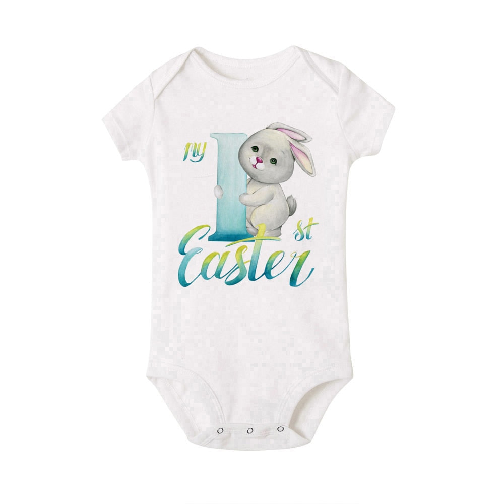 My First Easter Baby Bodysuit - Boys & Girls Romper, Infant Party Outfit, Toddler Playsuit Gift.