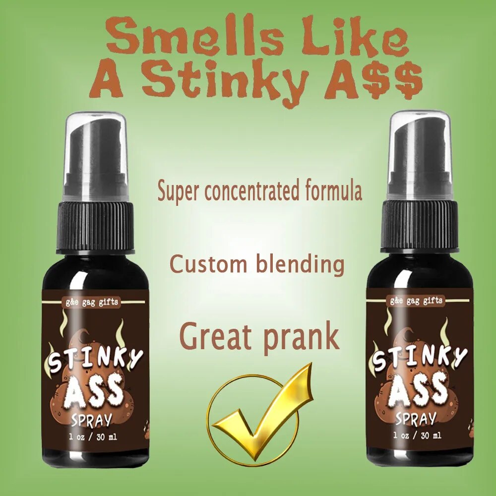 30ml Liquid Fart Prank Spray: Stink Bomb, April Fools' Day/Halloween Joke Toy.
