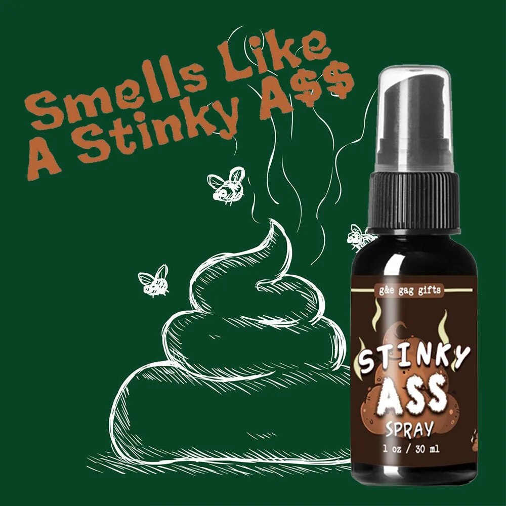 30ml Liquid Fart Prank Spray: Stink Bomb, April Fools' Day/Halloween Joke Toy.