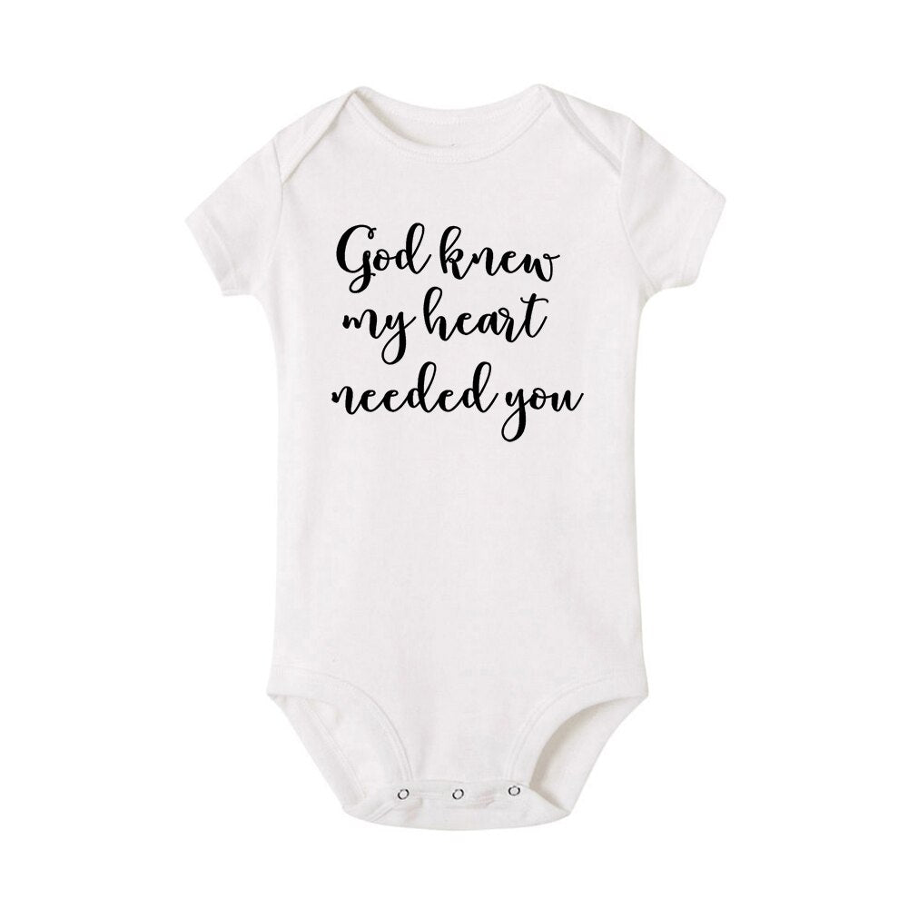I'm Proof God Answers Prayers Baby Bodysuit - Short Sleeve