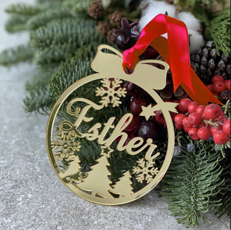 Personalized Christmas Decoration Acrylic Ornament
