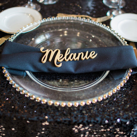 Personalized Place Setting - Name Wedding decoration