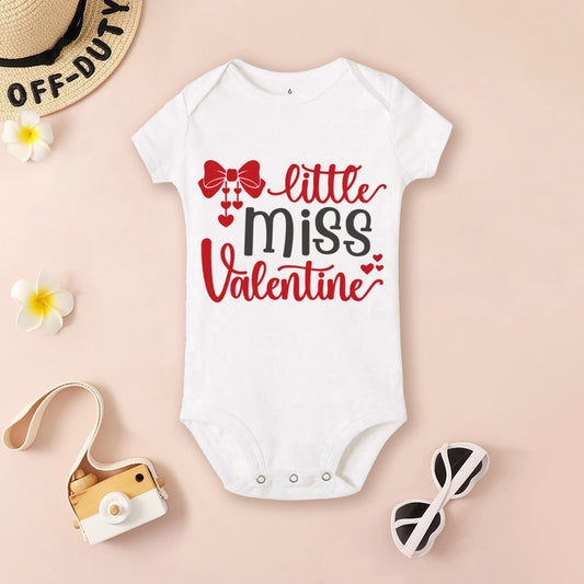Mommy & Daddy's Little Valentine Bodysuit - Newborn Short Sleeve, Valentine's Day